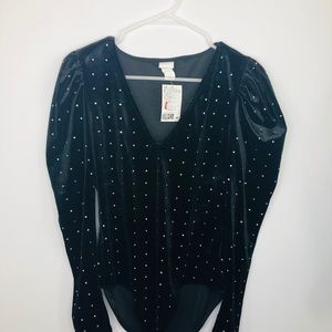 H&M Velour Bodysuit